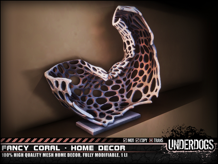 [UnderDogs] - Fancy Coral Home Decor 