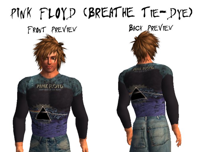 PINK FLOYD (BREATHE Tie-Dye)