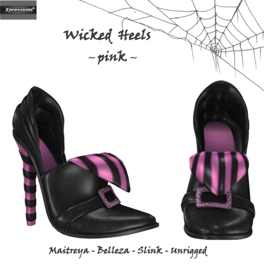 [Xprs] - Wicked Heels Pink