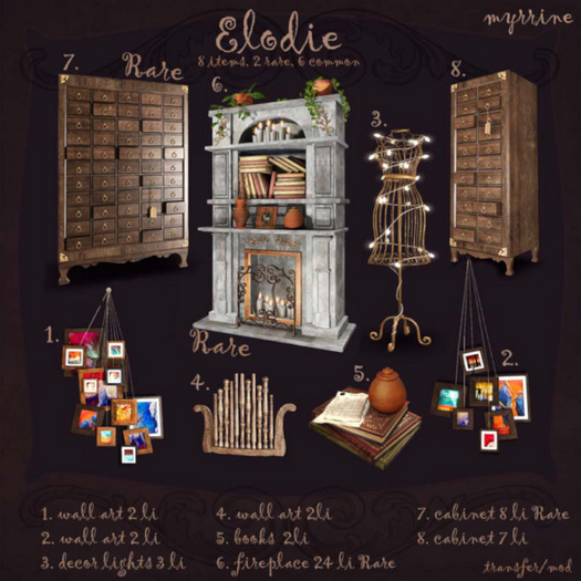 1. Myrrine. Elodie set art 1