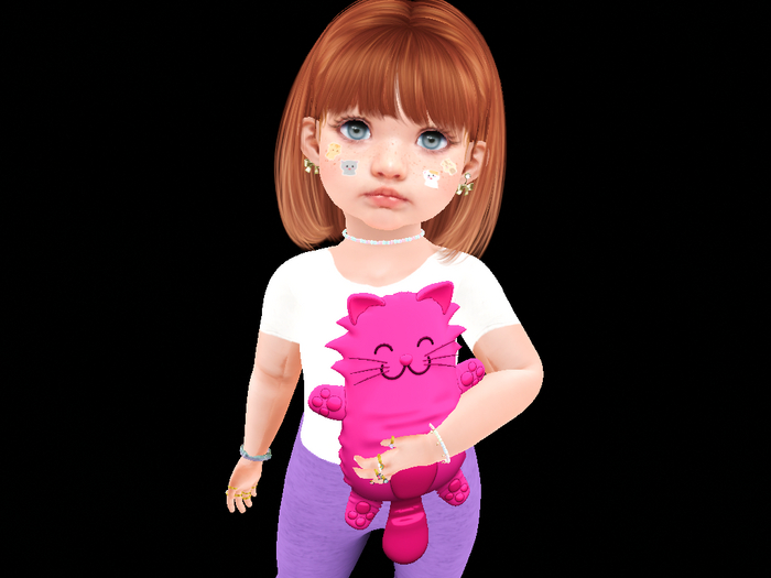 Hot Pink Kitty Plush