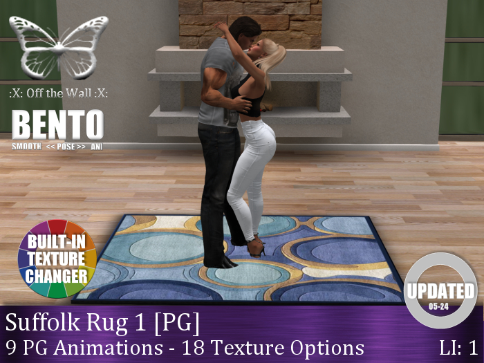 :X: Off the Wall :X: Suffolk Rug 1 Modern [PG]