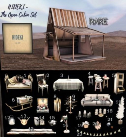 HIDEKI - The open cabin : RARE