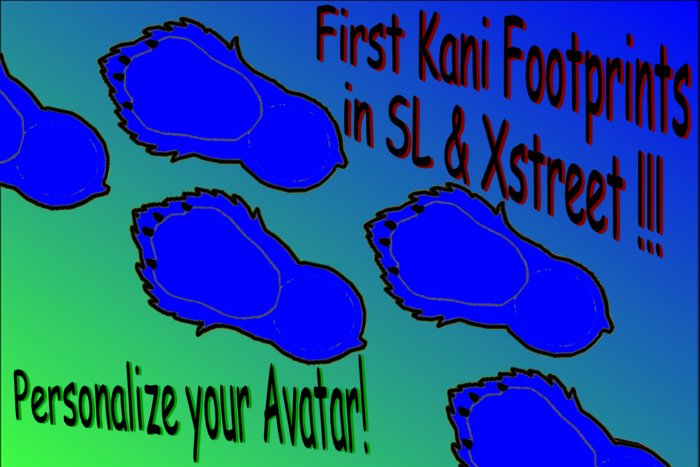 Kani Footprint Blue