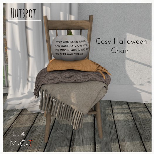 Cosy Halloween Chair 