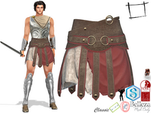 Full Perm Men's Roman Soldier Skirt Slink Male, Belleza Jake, Signature Gianni, Onupup, Gamit, Adin, Legacy Male