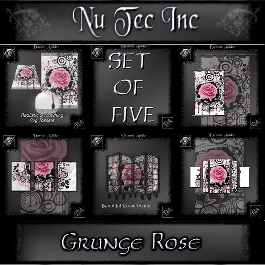 NuTec: Grunge Rose Full Set