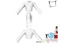Full Perm Tie Effect Loose Bell Sleeves Poet Shirt Slink Male, Belleza Jake, Signature Gianni, Gamit, Legacy Male