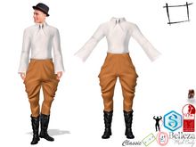 Men's Shalwar Shirt Boots Hat Outfit Slink Male, Belleza Jake, Signature Gianni, Onupup, Gamit, Adin, Legacy Male