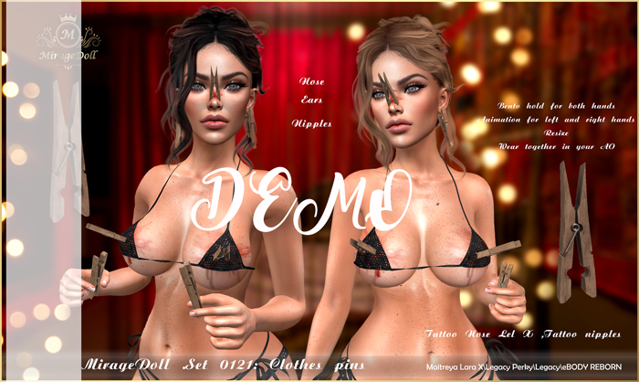 DEMO MirageDoll .Set 0121: Clothes pins