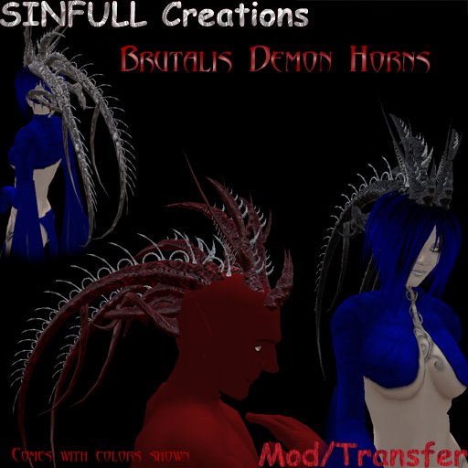 Sinfull Creations Brutalis Horns
