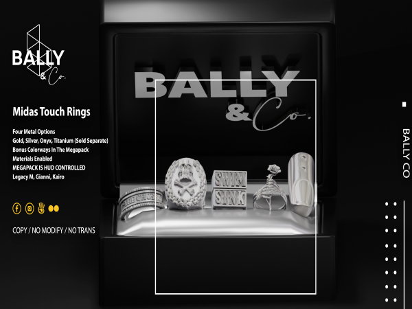 BALLY & CO Midas Touch Rings Silver