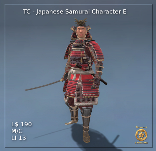 TC - Japanese Samurai Character E