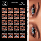 AG. Passional Eyes Gacha - Genus - 18 RARE