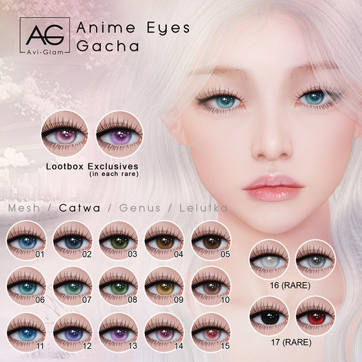 Second Life Marketplace AG. Anime Eyes Catwa 10