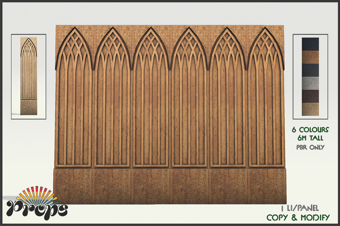 PROPS Gothic Wall Panels