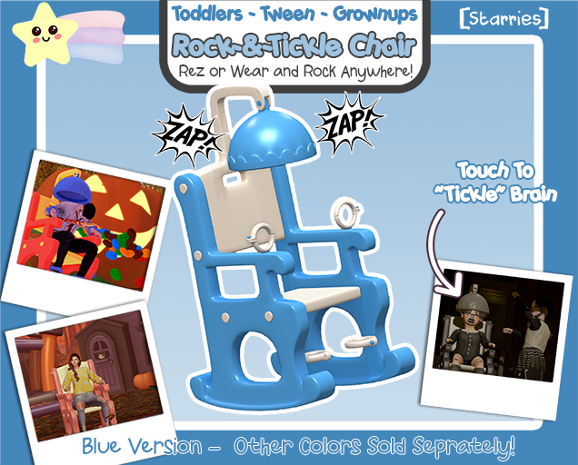 [Starries] Rock-&-Tickle Chair - Blue