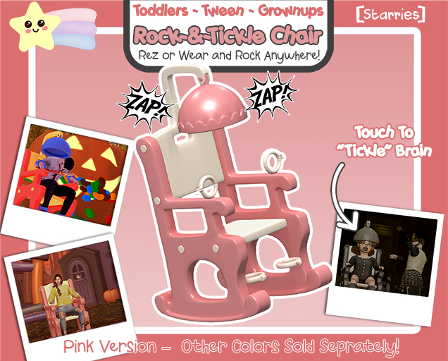 [Starries] Rock-&-Tickle Chair - Pink
