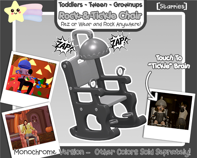 [Starries] Rock-&-Tickle Chair - Mono