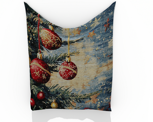 Christmas Tapestry Decorations ~ One of a Kind Design by Valerie