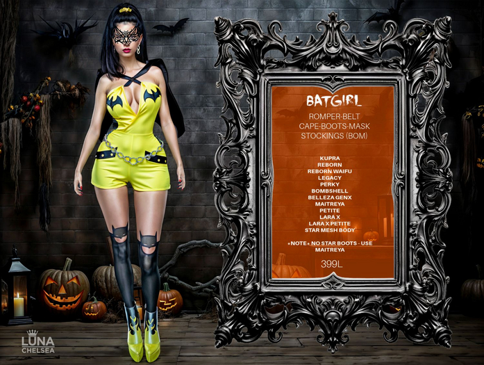 ❤️, Batgirl Costume, All Included, Halloween Costume