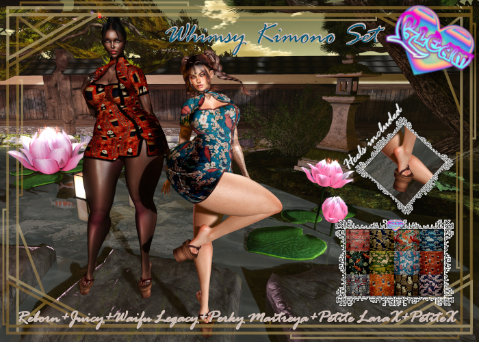 GLEAM: Whimsy Kimono Set