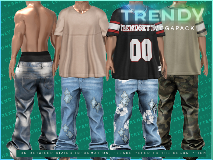 [TRENDY] Zane Outfit [MEGAPACK]