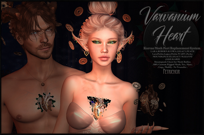:[P]: - Varvanium Heart - Femme - MEGAPACK