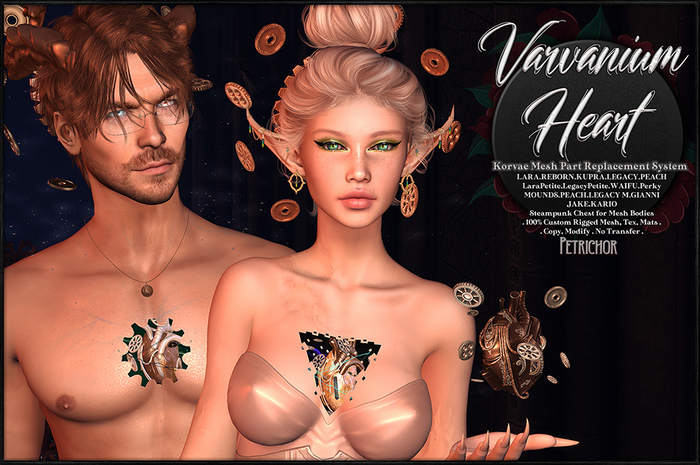 :[P]: - Varvanium Heart - Male - MEGAPACK