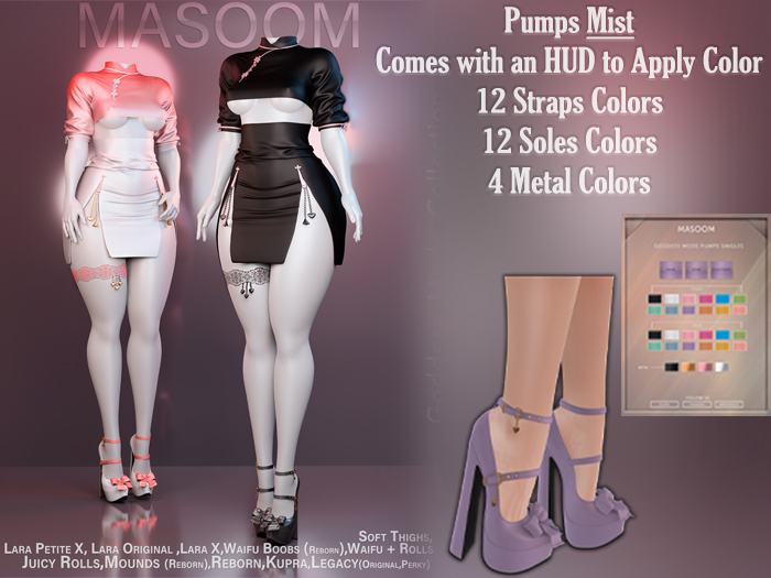 [[ Masoom ]] Goddess Mode Pumps - Mist