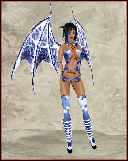 Blue Fantasy Cat