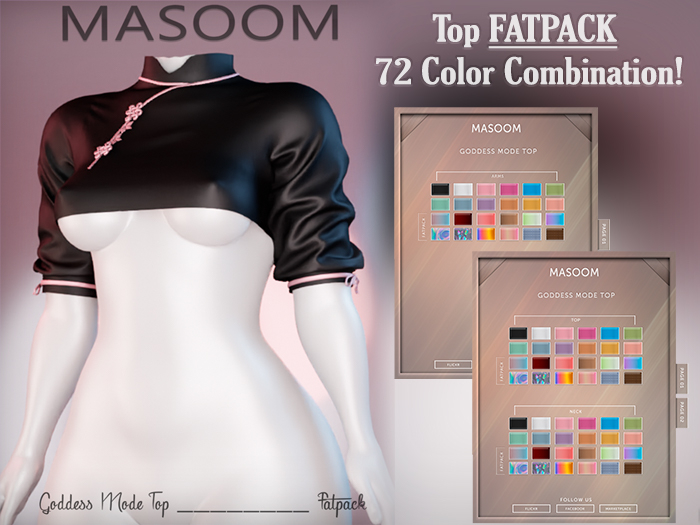 [[ Masoom ]] Goddess Mode Top - FATPACK