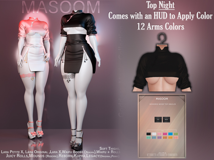 [[ Masoom ]] Goddess Mode Top - Night