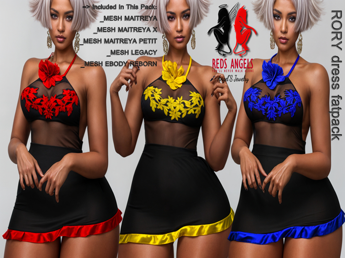 AJ _ dress RORY _ body mesh Fatpack_