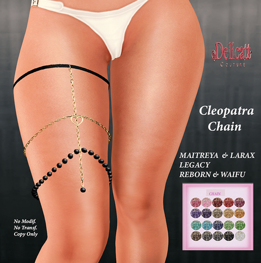 #SpecialPrice#Delicatt Couture - Cleopatra Chain - 2024#Sept.#13