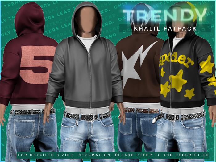 [TRENDY] Khalil Hoodies [FATPACK]