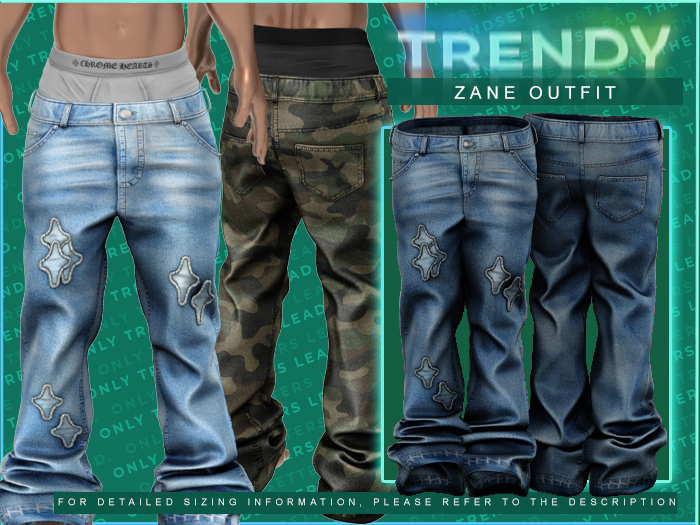 [TRENDY] Zane Jeans [Blue]