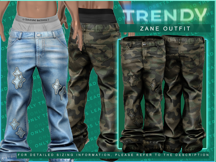 [TRENDY] Zane Jeans [Camo]