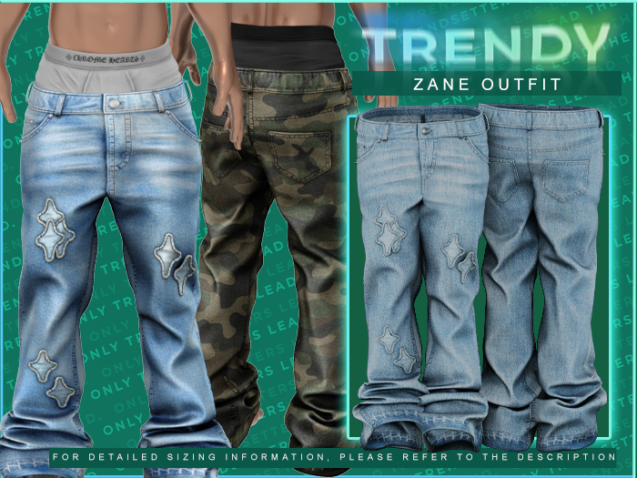 [TRENDY] Zane Jeans [Medium]