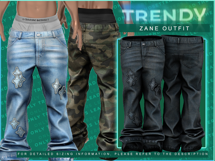 [TRENDY] Zane Jeans [Night]