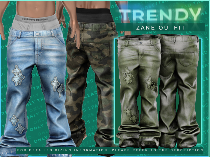 [TRENDY] Zane Jeans [Olive]