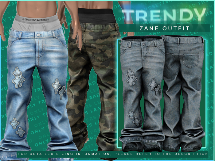 [TRENDY] Zane Jeans [Starstruck]