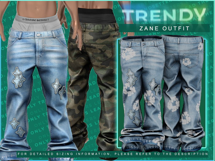 [TRENDY] Zane Jeans [Tears]