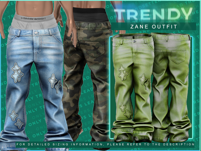 [TRENDY] Zane Jeans [Lime]