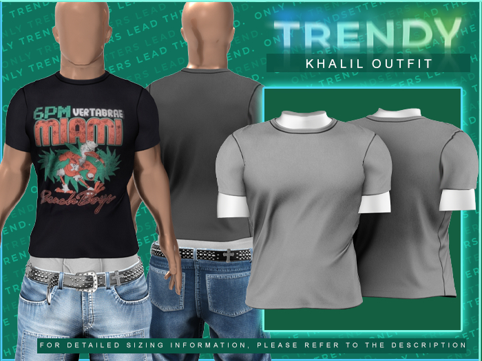[TRENDY] Khalil Shirt [Grey]