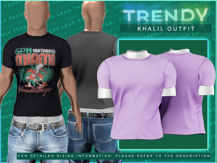 [TRENDY] Khalil Shirt [Lavender]