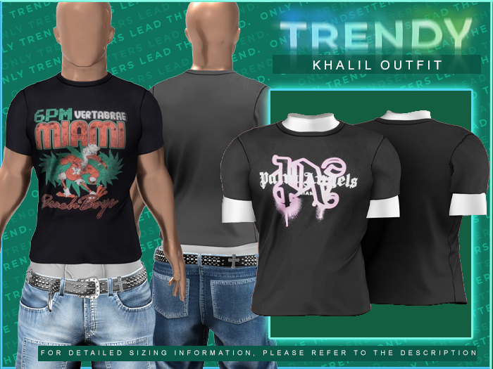 [TRENDY] Khalil Shirt [Palm Angs]