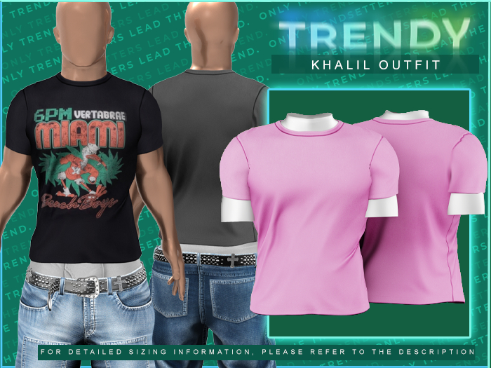 [TRENDY] Khalil Shirt [Pink]