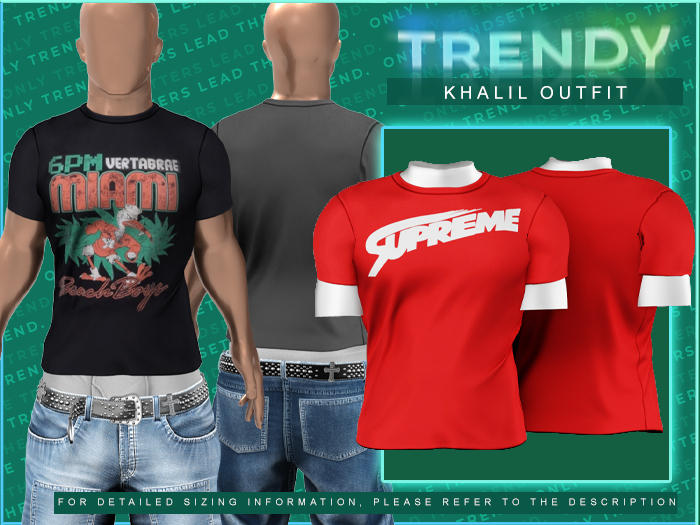 [TRENDY] Khalil Shirt [Supreme]