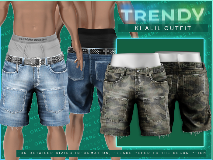 [TRENDY] Khalil Jeans [Camo]